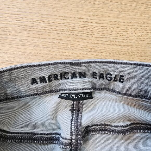 American Eagle Jeans Womens 2 Next Level Stretch Jegging Distressed Denim 27x27 - Picture 10 of 13